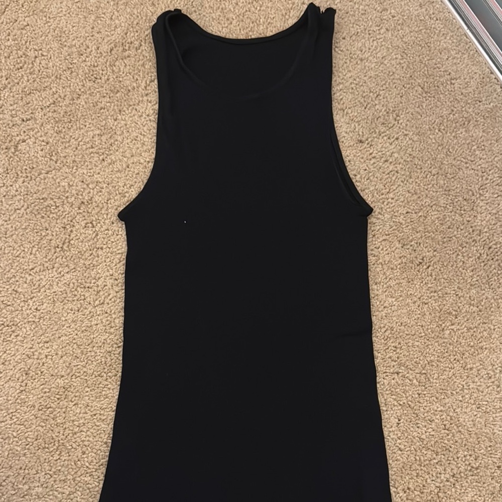 Black Sleeveless Mens Top